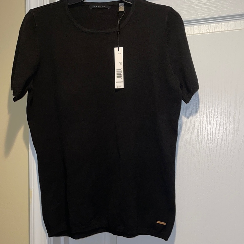 TTahari Black Sweater